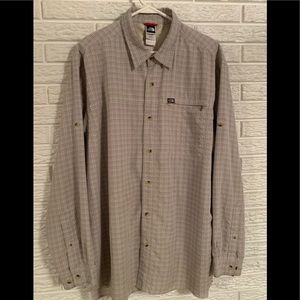 The North Face long sleeved button down shirt